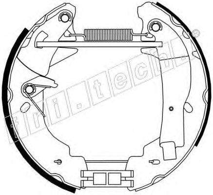 fri.tech. 16349 Brake Shoe Set